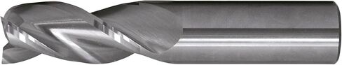 Cleveland C72424 CEM-AM3 Imperial Regular Corner Radius End Mill, 3/4 in Dia Cutter, 0.06 in Corner Radius, 2-1/2 in Length of Cut, 3 Flutes, 3/4 in Dia Shank, 5 in OAL, Bright (Each) in Saudi Arabia