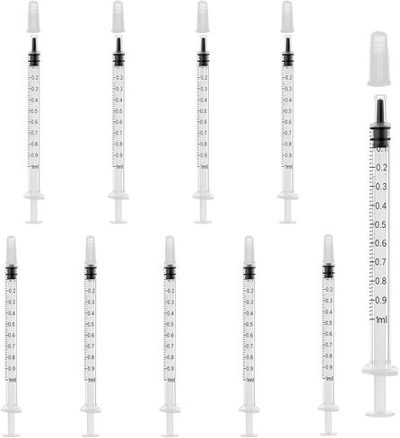 10 حزمة 1 مل/سم مكعب مع غطاء ، محاقن بلاستيكية صغيرة دون إبرة ، ملفوفة بشكل فردي ، لقياس الفم السائل ، المختبر العلمي ، جمع الكولوستور ، تغذية الحيوانات الأليفة ، سقي in Kuwait