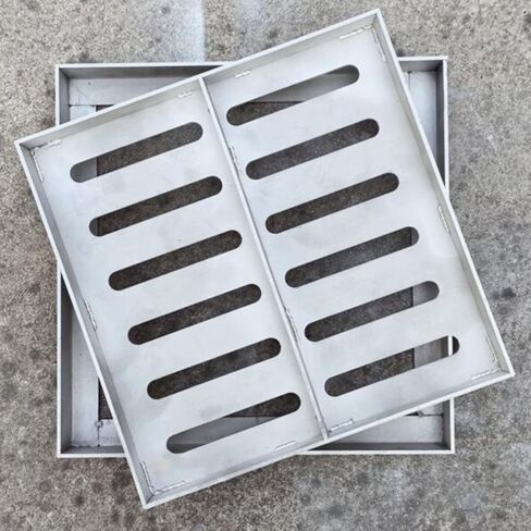 ساحة الصرف الصحي صرت على الأرضية الخرسانية ， قابلة للإزالة في الهواء الطلق ، نزيف الصرف الصحي ، واقي غلاف الممرات للمرآب المرآب ، وقناة القناة - أوراق التوقف (LXWXH -11.8x11.8x0.8in/30x30x2cm) in Kuwait