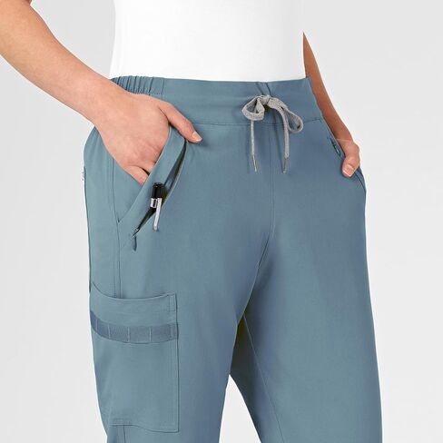 Wonderwink Women's Stovepipe High Low Scrub Pant in Saudi Arabia