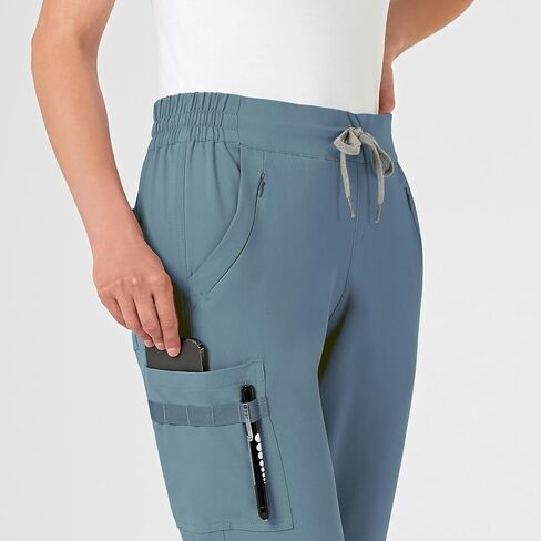 Wonderwink Women's Stovepipe High Low Scrub Pant in Saudi Arabia