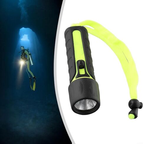 Diving Flashlight, Super Bright LED Diving Light 8000 Lumen Waterproof Underwater Torch for Scuba Diving and Other Outdoor Activities in Saudi Arabia