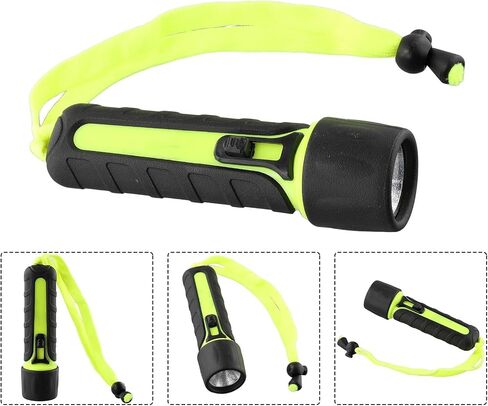 Diving Flashlight, Super Bright LED Diving Light 8000 Lumen Waterproof Underwater Torch for Scuba Diving and Other Outdoor Activities in Saudi Arabia