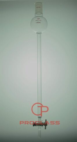 عمود كروماتوجرافيا مقعدة 16 مم = OD 100ML قارورة 24/40 مفصل (طول الجسم 300 مم) in Saudi Arabia