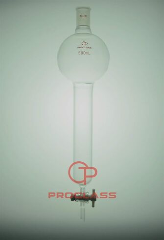 Chromatography Column 40mm=OD 500mL Flask 24/40 (Body Length 400mm) in Saudi Arabia