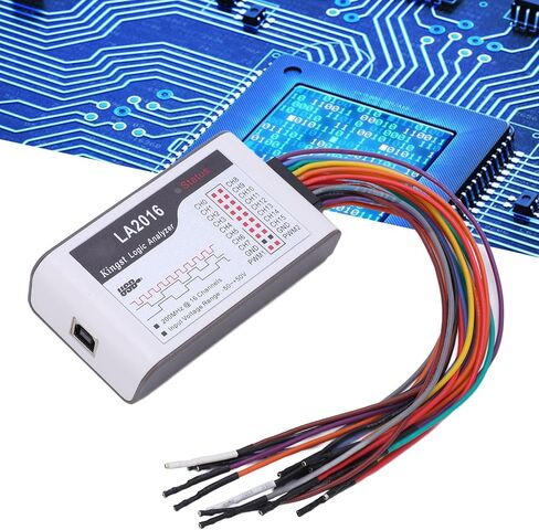 Logic Analyzer USB 16 Channels 200M Sampling Rate Adjustable Threshold LA2016 for Electronics Testing in Saudi Arabia