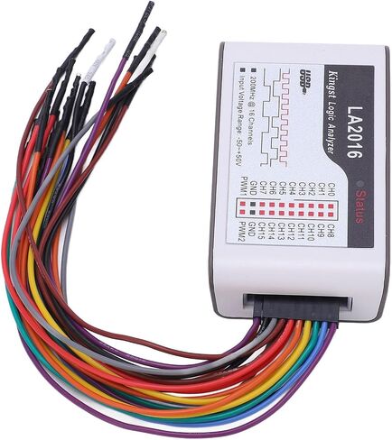 Logic Analyzer USB 16 Channels 200M Sampling Rate Adjustable Threshold LA2016 for Electronics Testing in Saudi Arabia