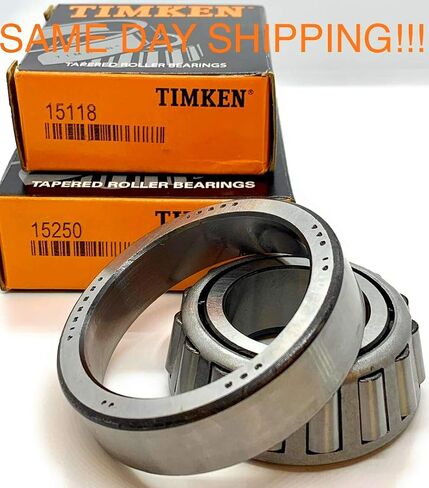 15118 & 15250 Premium Tapered Bearing & Race 15118/15250 TIMKEN Made in USA in Saudi Arabia