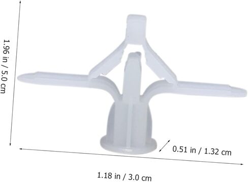 Aboofan 250pcs M8x38 Hollow Nylon Tube for Plasterboard White Plge Plug in Kuwait