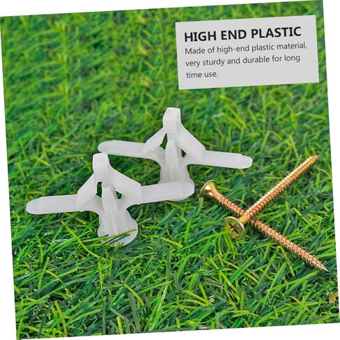 Aboofan 250pcs M8x38 Hollow Nylon Tube for Plasterboard White Plge Plug in Kuwait