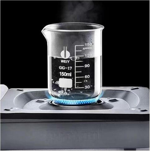 Labotatory Glass Cup Measuring Cup High Temperature Resistance (Set 1) in Kuwait
