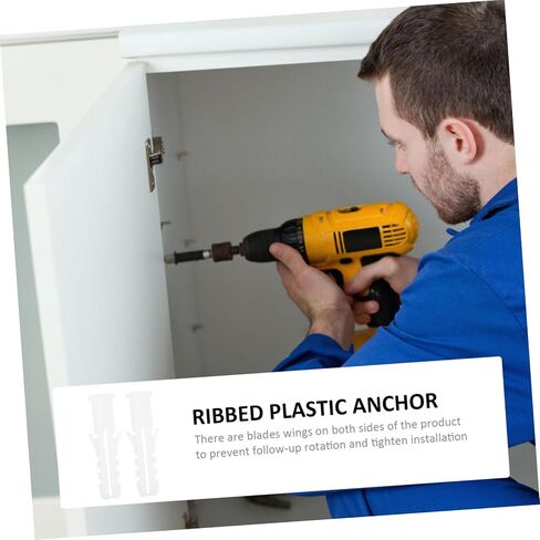 Cabilock 100pcs Tube Fast Self Tapping Screws Expand Pipe Plug Expansion Plugs for Materials in Saudi Arabia