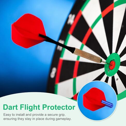 PATIKIL Dart Flight Protectors Aluminum Alloy Dart Wing Savers Fixed Degrees Professional Competition Dart Accessories in Saudi Arabia