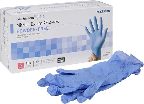 McKesson Confiderm 3.5C Nitrile Exam Gloves - Powder-Free, Latex-Free, Ambidextrous, Non-Sterile in Saudi Arabia
