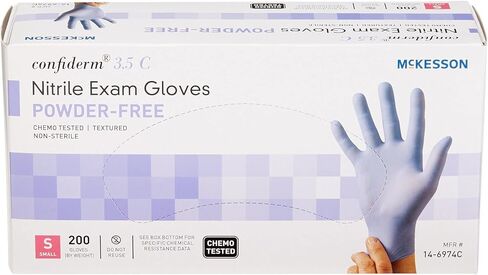 McKesson Confiderm 3.5C Nitrile Exam Gloves - Powder-Free, Latex-Free, Ambidextrous, Non-Sterile in Saudi Arabia