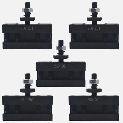 BXA 250-201 حاملي منشورات أداة التغيير السريع-5pcs مخرطة مخرطة ومواجهة مجموعة أدوات مجموعة-يناسب آلات المعادن وآلات CNC in Kuwait