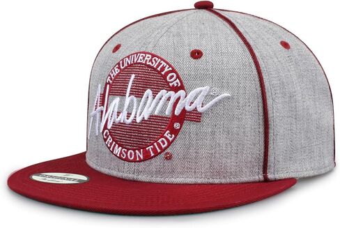 The Game NCAA Licensed, Alabama Crimson Tide Flat Brim Snapback Hat in Saudi Arabia