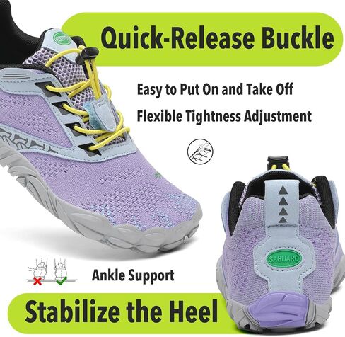 SAGUARO Womens Mens Barefoot Shoes Minimalist Trail Runner Wide Toe Box Zero Drop Outdoor Cross Training Shoe in Saudi Arabia
