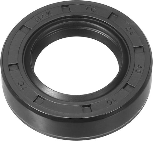 ختم زيت UXCELL ، TC 24mm × 38 مم × 8 مم غطاء مطاطي نتريل شفة مزدوجة مع زنبرك لعمود محور دافع ميكانيكي ، أسود in Kuwait