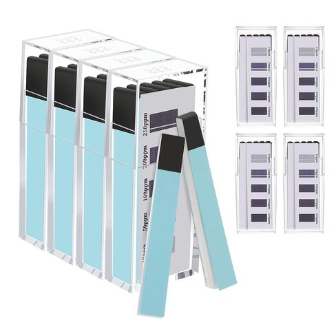 400 Pcs Chlorine Test Strips for Restaurants and Food Service 4 Vial of 100 Sanitizer Bleach Test Paper 10-250 mg/L, Instant Result in Saudi Arabia