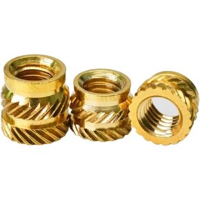 Idomin M1 M1.4 M1.6 M1.7 M2 M2.5 M3 M4 M5 M6 M8 Brass Heat Threaded Insert Nut Hot Melt Knurled Injection Embedment Nut of 3D Pringting(Length 1.5mm,M1.4 (OD2.3mm) 50pcs) in Kuwait