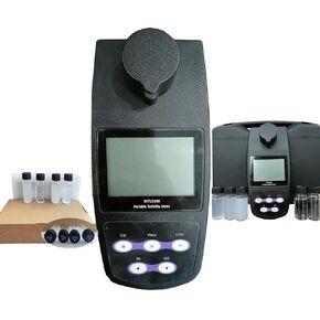 عدادات التعكر من التعكر أداة التعكر NTU1100 مع المدى 0 ~ 1100 NTU/FNU 0 ~ 275 EBC 0 ~ 9999 ASBC 2-5 Point Calibration 100 مجموعة تخزين واجهة USB 4 PCS حل المعايرة in Kuwait