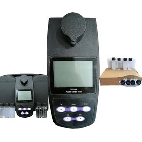 جهاز قياس التعكر المحمول جهاز قياس التعكر NTU1100 مع نطاق قوارير 0 ~ 1100 NTU/FNU 0 ~ 275 EBC 0 ~ 9999 ASBC 2-5 Point Calibration 100 Group USB 4 PCS STORME in Kuwait