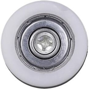 4Pcs 19/22/25/26/29mm M6 External Thread Nylon Drawer Bearing Pulley Document Cabinet Moving Wheel Sliding Door Roller Hardware(4Pcs DR-19) in Saudi Arabia