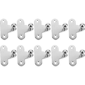 Gadpiparty 10pcs Heavy Duty Gas Strut Mounting Brackets for Lift Supports Compatible Pneumatic Support Rods Easy Installation Construction for Stability and Safety in Kuwait