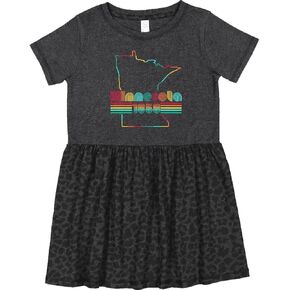 Inktastic Minnesota 1858 مع فستان طفل رجعية in Kuwait