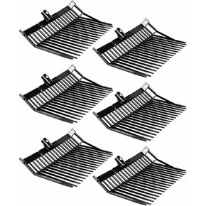 Jeffers 12-Tine Mini Fork Head – Compact Replacement Rake Scoop for Barns, Stalls, Hay, Bedding, Waste, Polystyrene Tines, 11" Wide, Fits Standard Handles, Lightweight Fork Head Only in Kuwait