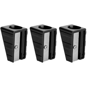 alomejor 3pcs جديلة طرف trimmer mini metal billiard cue tip tripmer shaper tapper (أسود) in Kuwait