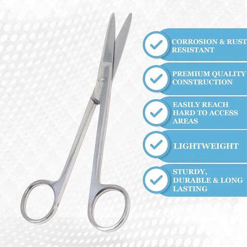 A2Z-MY02 Mayo Dissecting Scissors 5.5" (14cm), Curved, Stainless Steel in Saudi Arabia