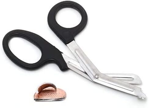 50 PCS مقصات الصدمة الشاقة EMT ، ألوان قوس قزح متنوعة - مثالية لـ EMS ، الممرضة ، الطبية ، الشرطة ورجال الإطفاء | قوي بما يكفي لخفض فلسا واحدا إلى النصف in Saudi Arabia