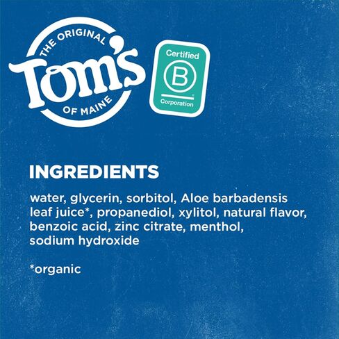 Tom's of Maine Wicked Fresh! Mouthwash Cool Mountain Mint, 16 Fl Oz (Pack of 1) (Packaging May Vary) in Kuwait