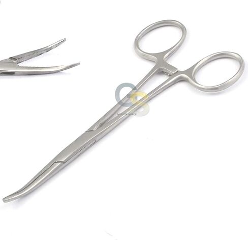 G.S Stainless Steel CRILE Forceps 5.5" Curved Premium Grade AUTOCLAVABLE in Saudi Arabia