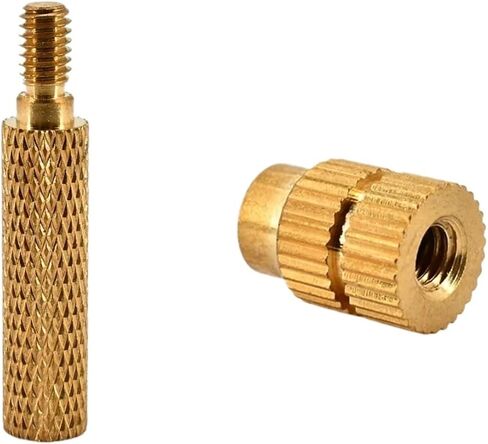 Idomin Heat Insert Nut Iron Tip Soldering Brass Thread Embedded Kit Heat Insertion Tool 3D Printer Accessories M2 M2.5 M3 M4 M5 M6 M8(M2-M8,1set) in Saudi Arabia