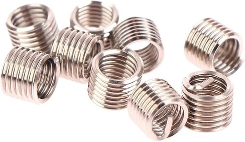 Idomin 50pcs/مجموعة مؤشر ترابط سلك الفولاذ المقاوم للصدأ إدراج M6 X 1.0 1.5D إدراج إصلاح خيط هليكوبتر in Saudi Arabia
