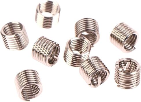 Idomin 50pcs/مجموعة مؤشر ترابط سلك الفولاذ المقاوم للصدأ إدراج M6 X 1.0 1.5D إدراج إصلاح خيط هليكوبتر in Saudi Arabia