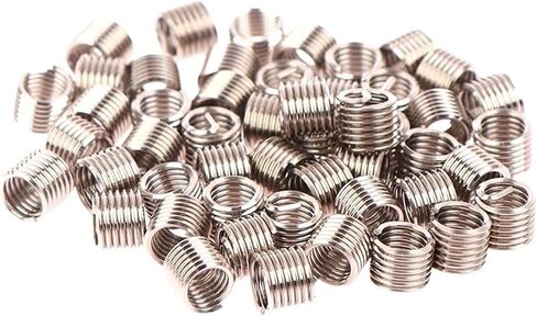 Idomin 50pcs/مجموعة مؤشر ترابط سلك الفولاذ المقاوم للصدأ إدراج M6 X 1.0 1.5D إدراج إصلاح خيط هليكوبتر in Saudi Arabia