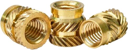 Idomin M1 M1.4 M1.6 M1.7 M2 M2.5 M3 M4 M5 M6 M8 BRASS INSERT NUT MELT HOT THREED THREE -FLUSTING LOMPERING TOMPERMENT NUT (طول 10 مم ، M3 (OD 4.5 مم) 50pcs) in Saudi Arabia