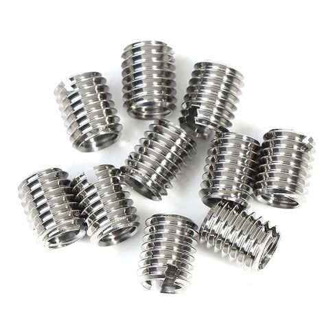 Idomin 10PCS Stainless Steel Thread Adapters Convert M8 8mm Male to M6 6mm Female Hardware Fasteners Threaded Reducer Insert in Kuwait