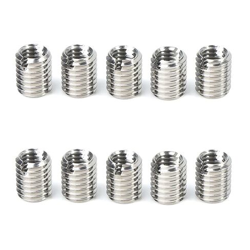 Idomin 10PCS Stainless Steel Thread Adapters Convert M8 8mm Male to M6 6mm Female Hardware Fasteners Threaded Reducer Insert in Kuwait