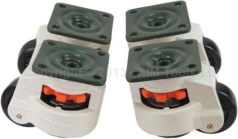 4PCs Set Swivel Heavy Duty Machine Levelling Castors Wheels in Saudi Arabia