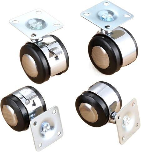 دوارة عجلة العجلة قفل لوحة Universal العجلات للأثاث المنزل أريكة كرسي عقد 1.5 بوصة 2inch (مع الفرامل 2inch) in Saudi Arabia