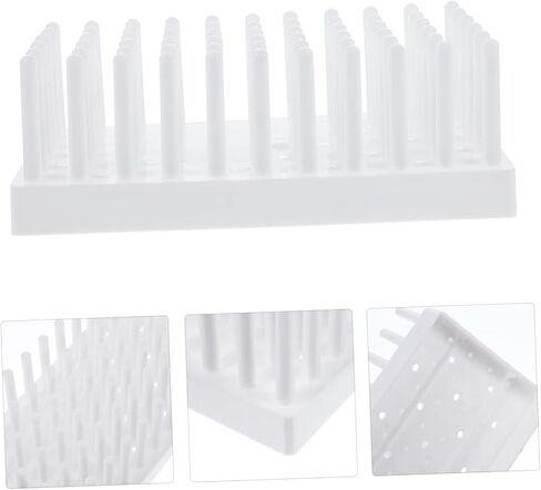 PRETYZOOM Plastic Test Tube Rack for Storage Laboratory Drying Stand Multi-Tube Holder for Sample Storage and Organization in Saudi Arabia