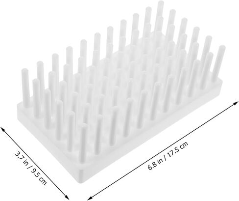 PRETYZOOM Plastic Test Tube Rack for Storage Laboratory Drying Stand Multi-Tube Holder for Sample Storage and Organization in Saudi Arabia