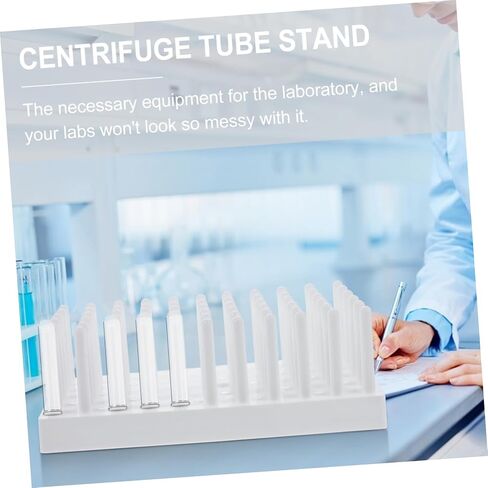 PRETYZOOM Plastic Test Tube Rack for Storage Laboratory Drying Stand Multi-Tube Holder for Sample Storage and Organization in Saudi Arabia