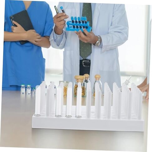 PRETYZOOM Plastic Test Tube Rack for Storage Laboratory Drying Stand Multi-Tube Holder for Sample Storage and Organization in Saudi Arabia