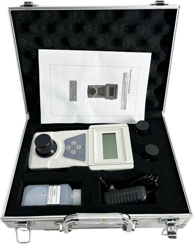 Turbidity Meter Turbidimeter Turbidity Tester Analyzer Portable Turbidimeter Lab Turbidity Meters with Range 0 to 200 NTU Minimum Indication 0.1 NTU Formazine Standard Turbidity Solution in Saudi Arabia